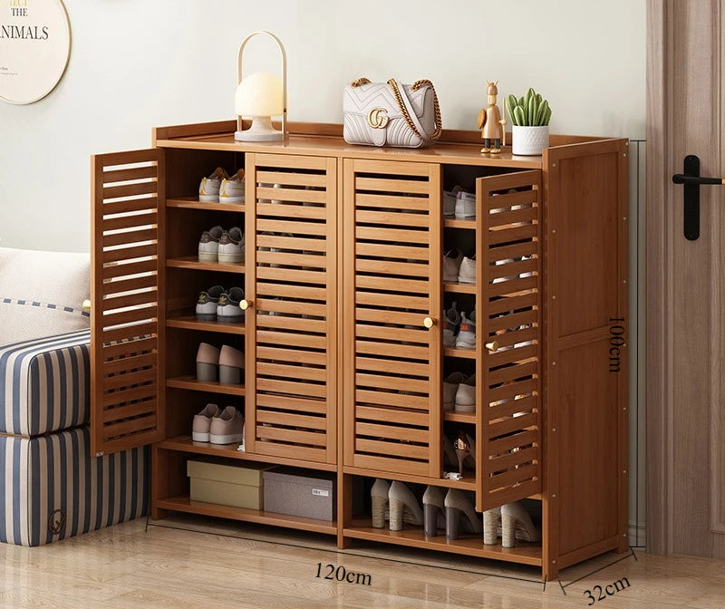 Shoe cabinet for home use, doorstep storage cabinet, wall facing hallway, indoor entrance, rental room, multi-layer shoe rack