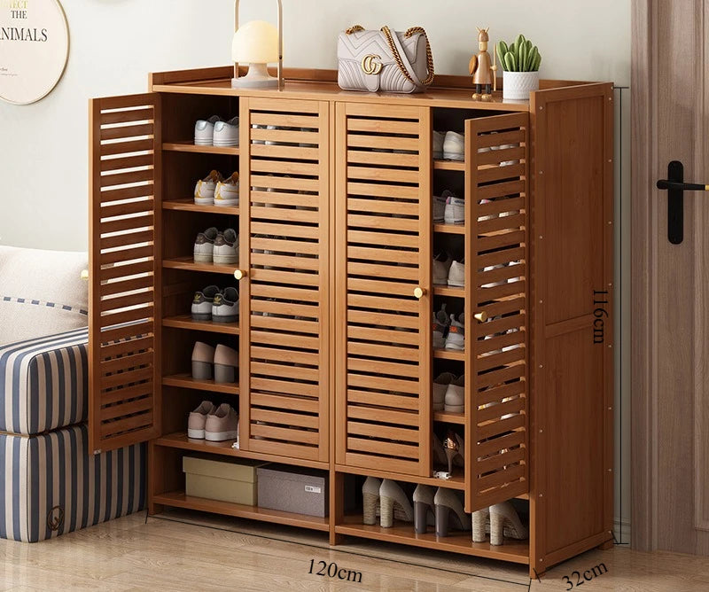 Shoe cabinet for home use, doorstep storage cabinet, wall facing hallway, indoor entrance, rental room, multi-layer shoe rack