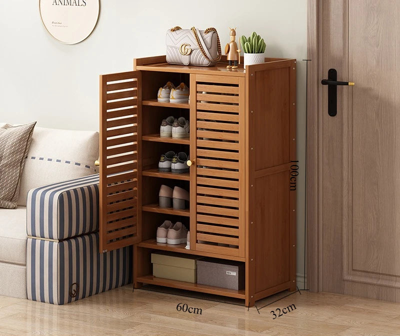 Shoe cabinet for home use, doorstep storage cabinet, wall facing hallway, indoor entrance, rental room, multi-layer shoe rack