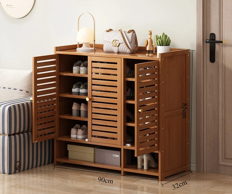 Shoe cabinet for home use, doorstep storage cabinet, wall facing hallway, indoor entrance, rental room, multi-layer shoe rack