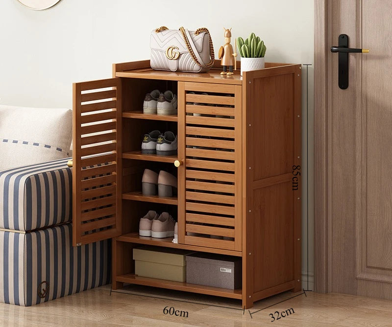 Shoe cabinet for home use, doorstep storage cabinet, wall facing hallway, indoor entrance, rental room, multi-layer shoe rack